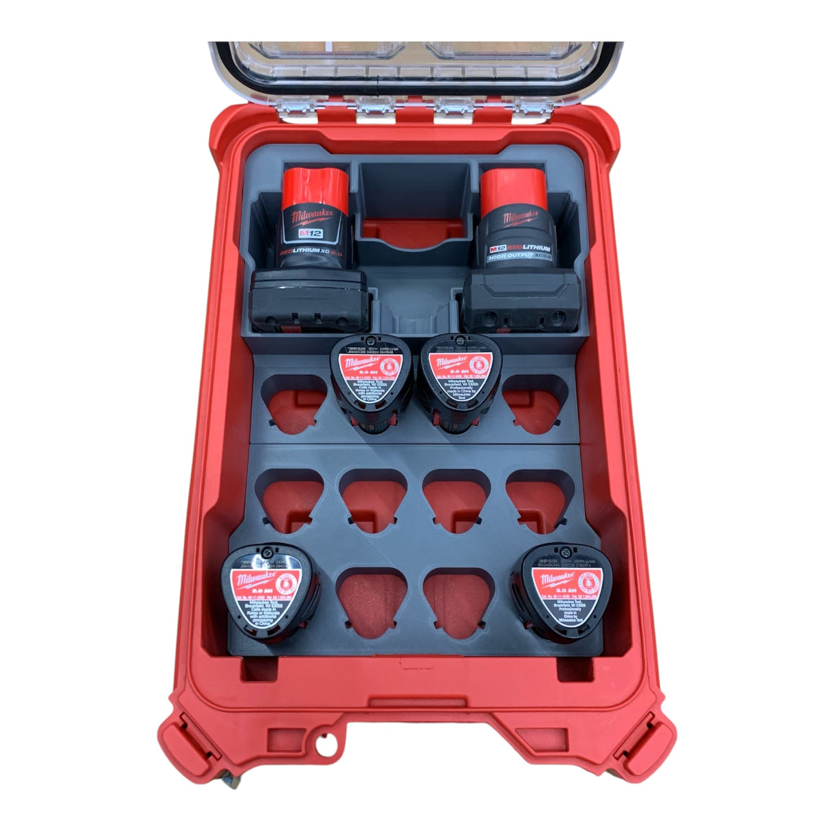 Milwaukee Packout 48-22-8435 M12 battery organizer insert