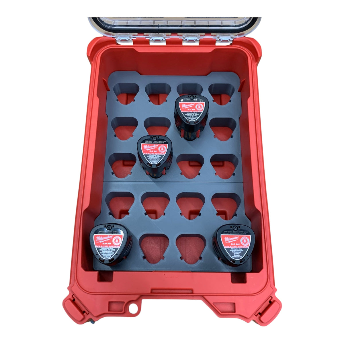 Milwaukee Packout 48-22-8435 M12 battery organizer insert