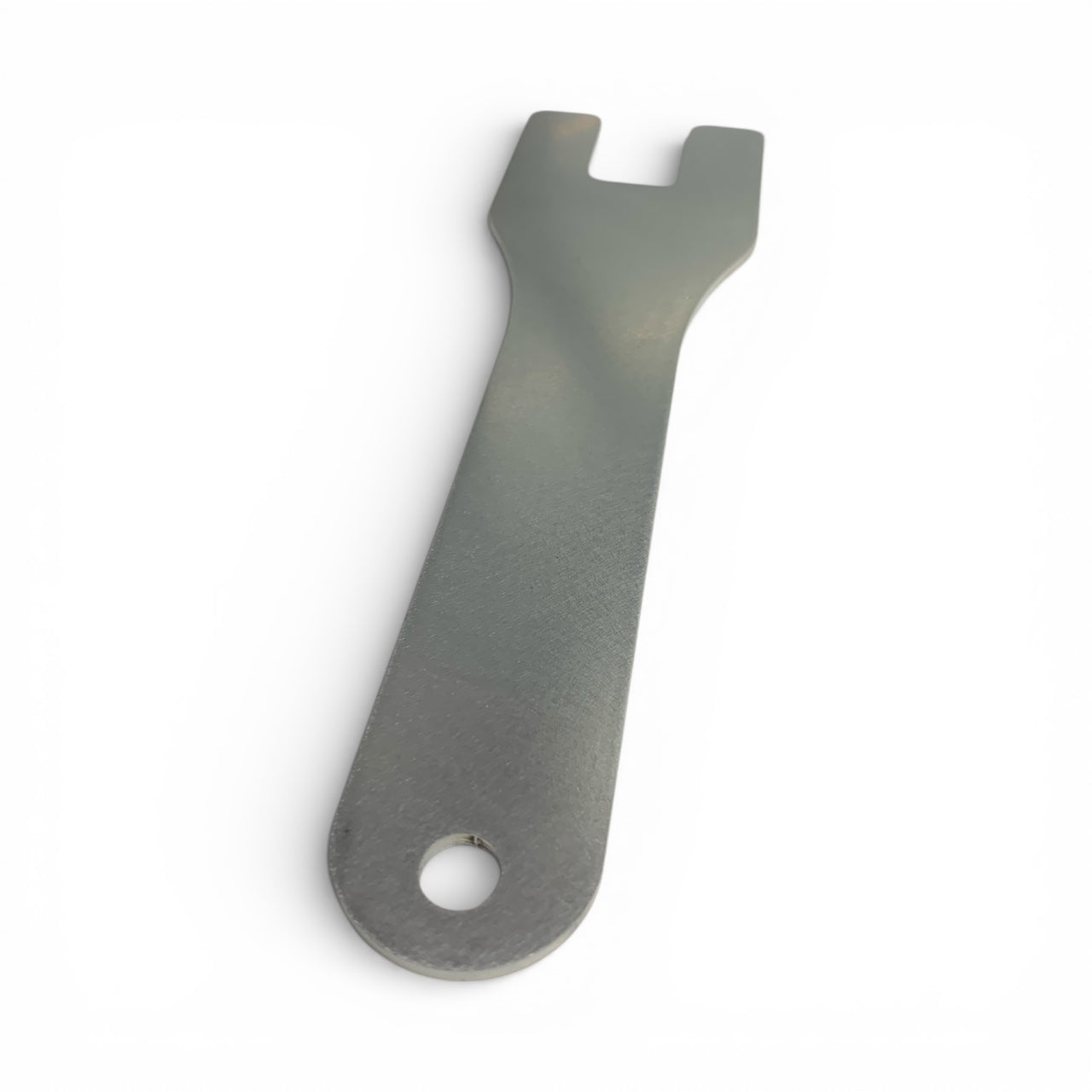 529036240 stainless 22mm wrench on white background