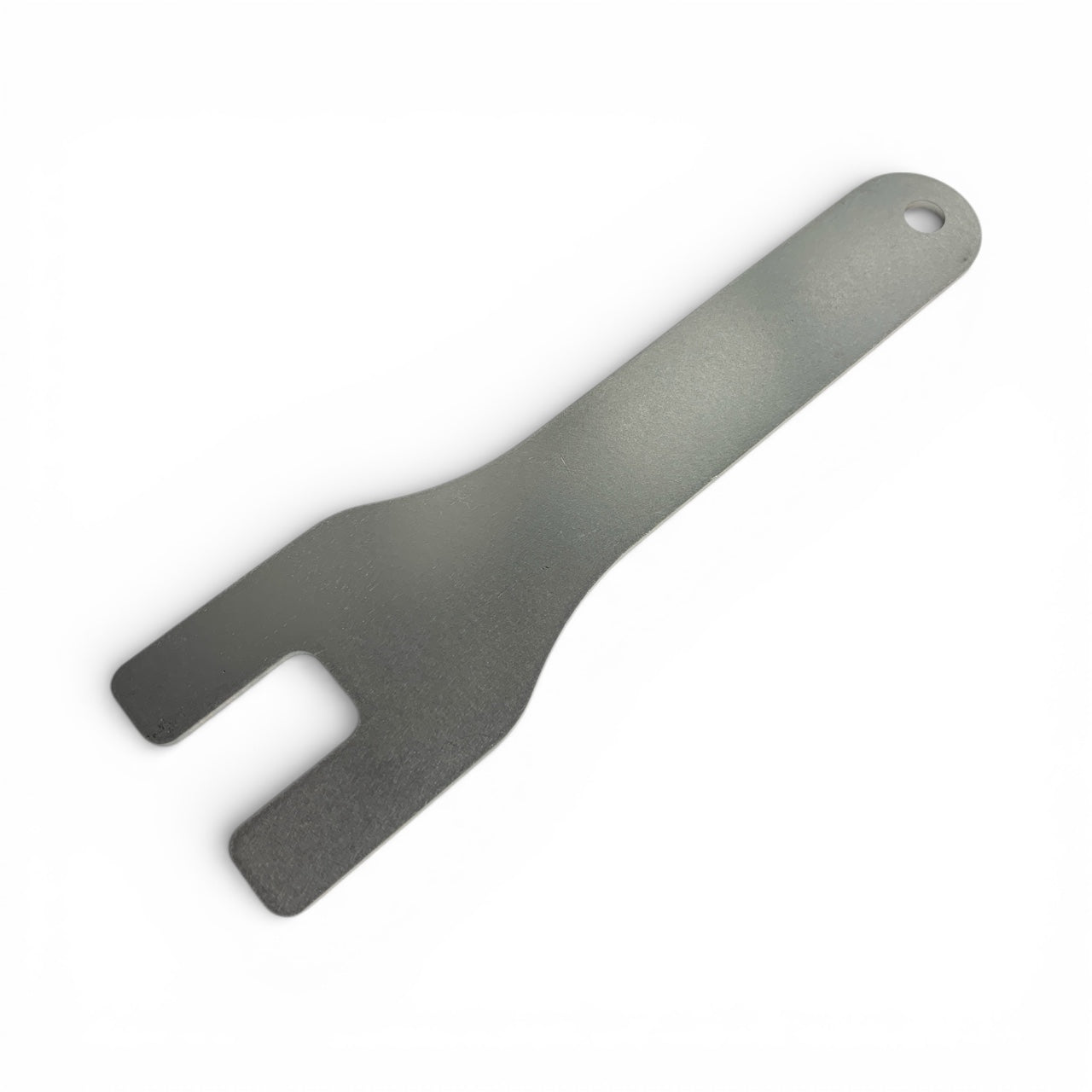 529036240 stainless 22mm wrench on white background