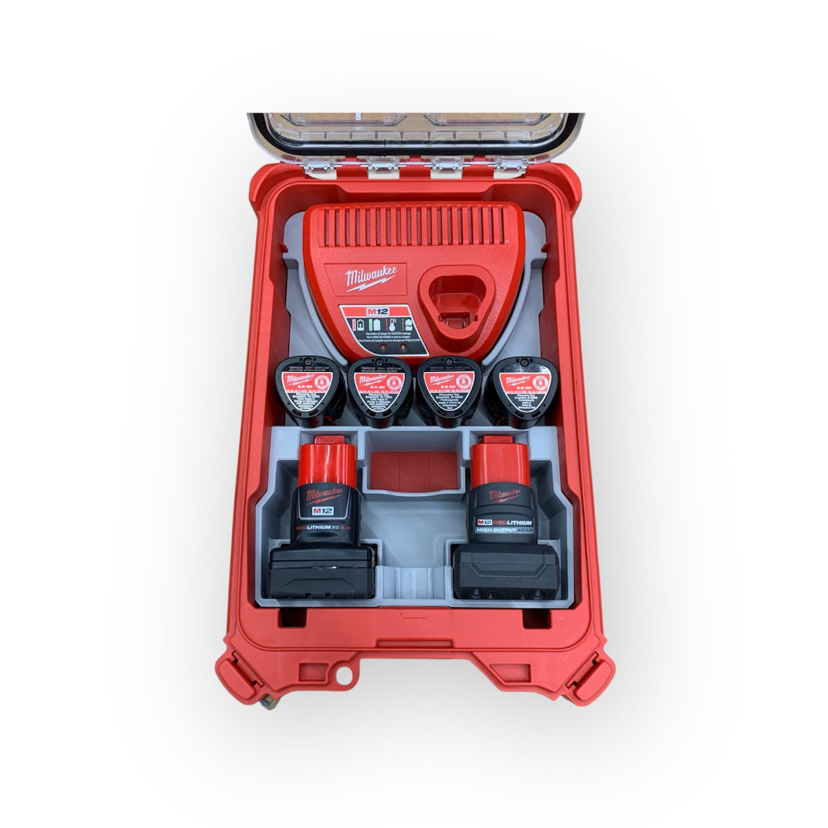 Milwaukee Packout 48-22-8435 M12 battery charger organizer insert