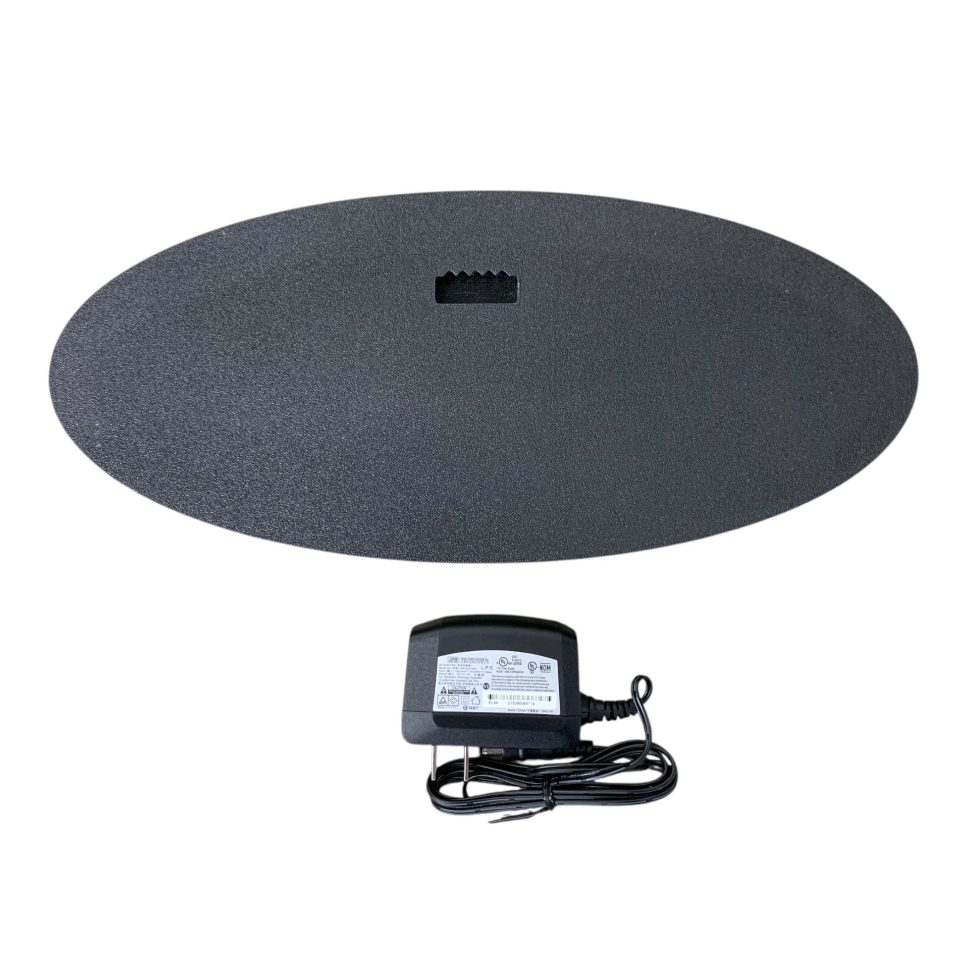 Back of an Arctic Cat LED indoor sign with a power adaptor