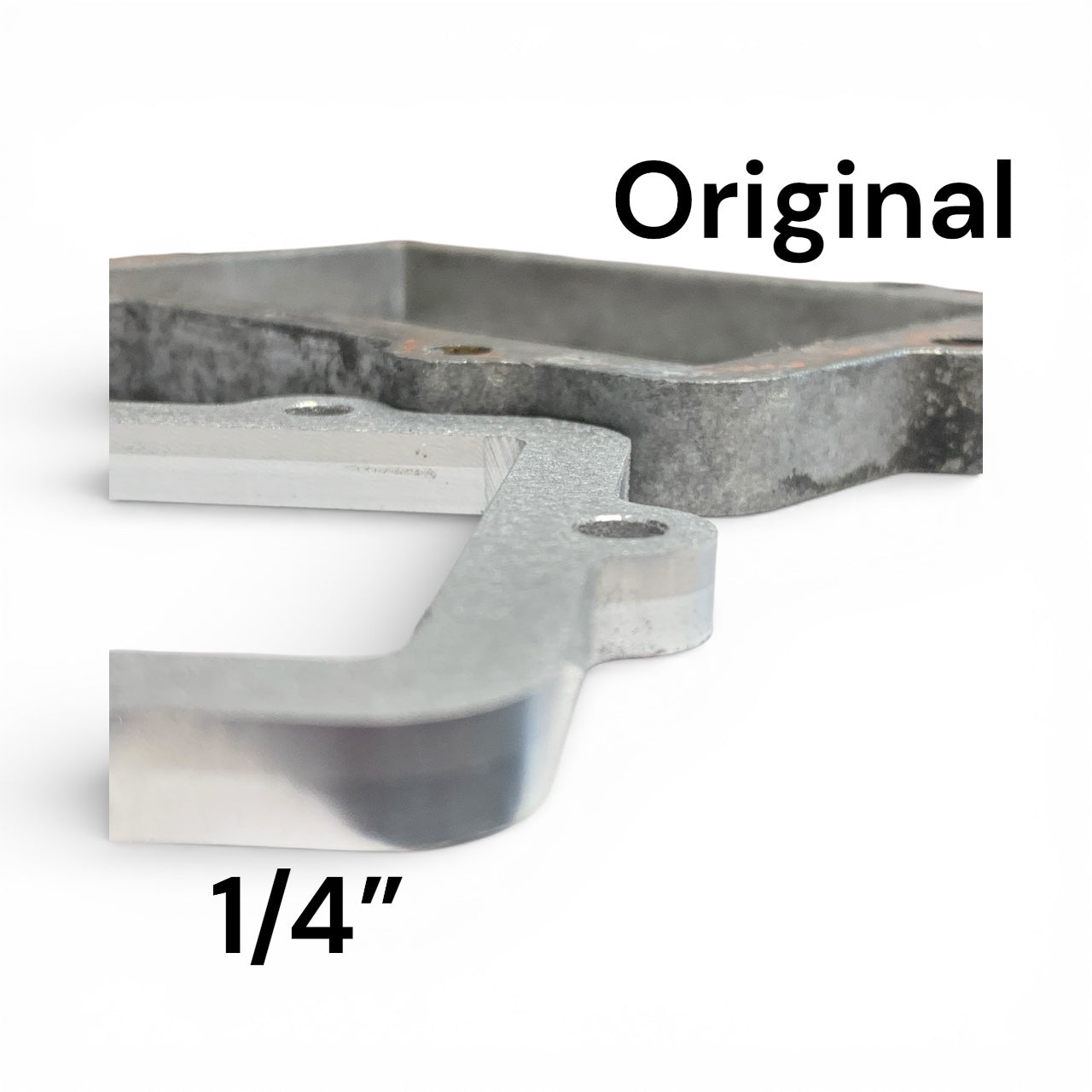 Vforce3 carb flanges for SkiDoo Rev 800HO on white back ground