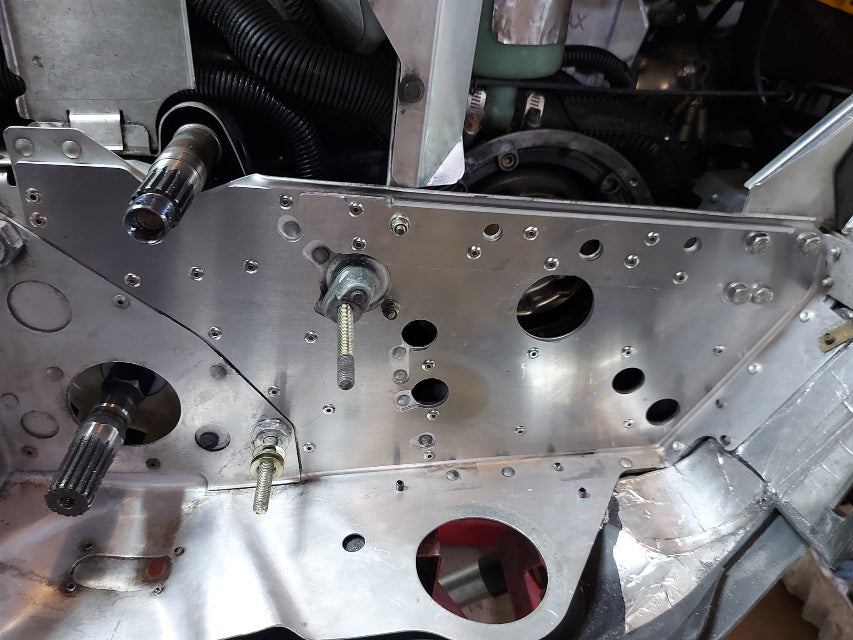 Full Length SkiDoo Rev Exhaust Side Bulkhead Brace 