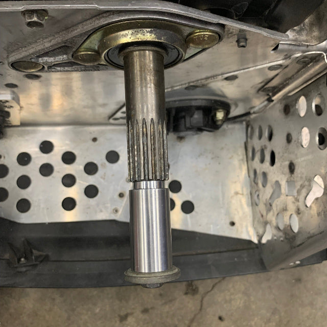 clutch spacer installed