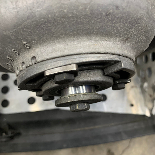 clutch spacer installed