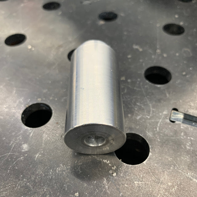 Regular stock clutch spacer end view
