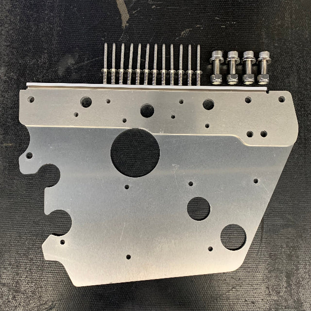 SkiDoo Rev Bulkhead Exhaust Side Braces