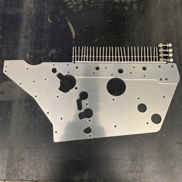 SkiDoo Rev Bulkhead Exhaust Side Braces