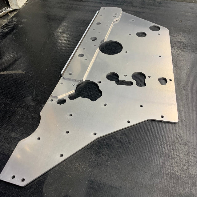 SkiDoo Rev Bulkhead Exhaust Side Braces