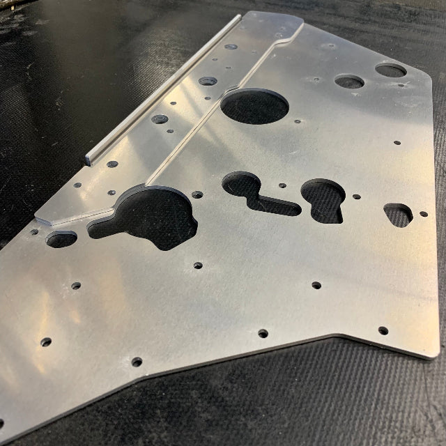 SkiDoo Rev Bulkhead Exhaust Side Braces