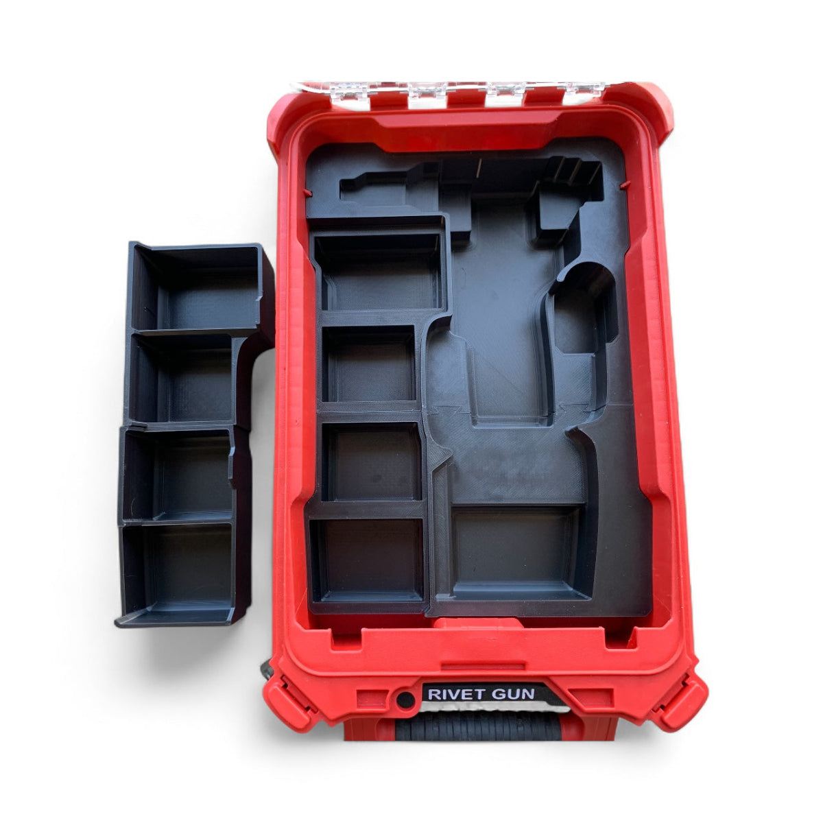 Milwaukee Packout 48-22-8435 Rivet Gun 2550-20 Organizer Insert Black