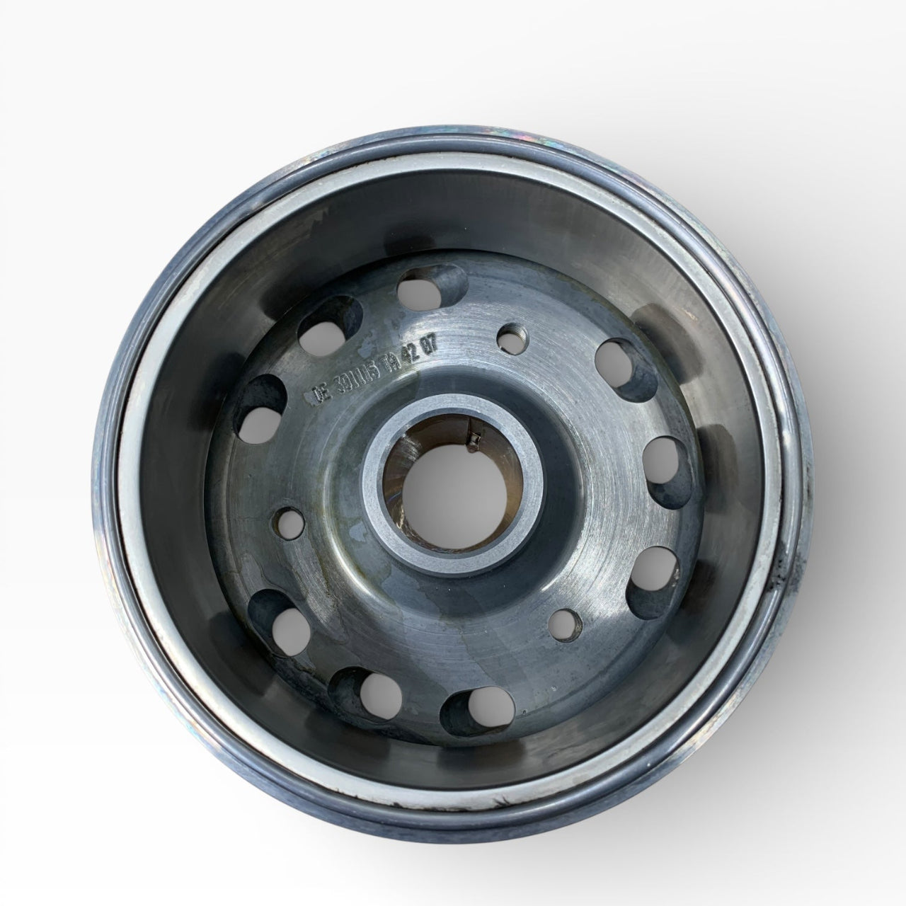 SkiDoo SDI Flywheel 420886041  On white back ground 