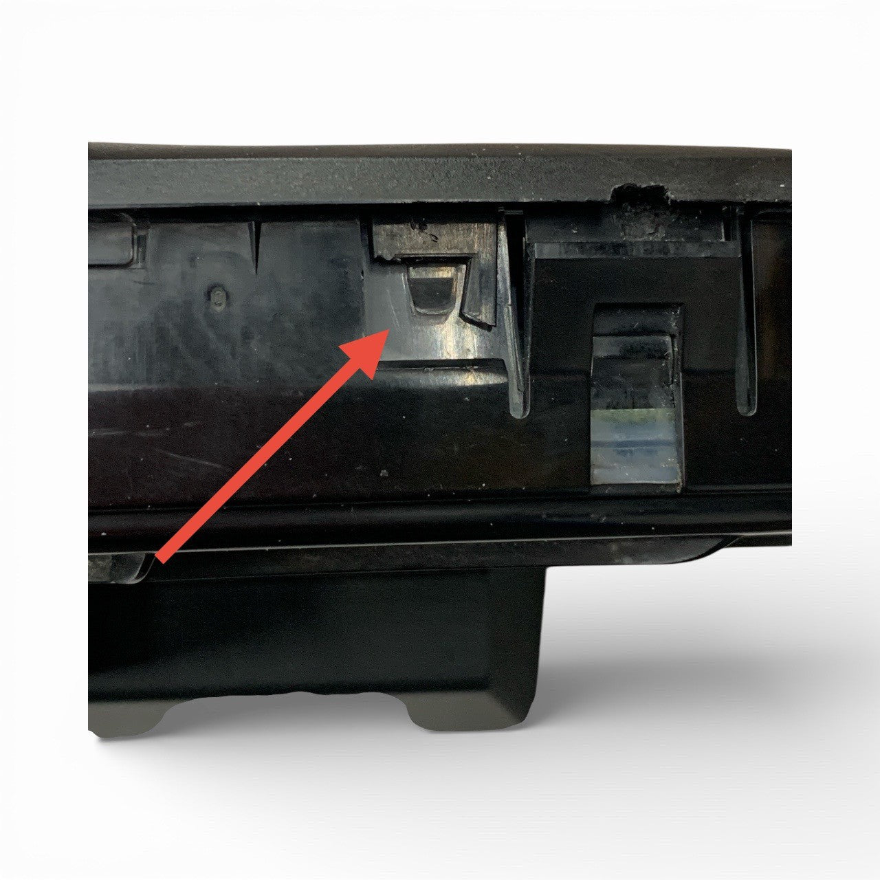 Black SkiDoo XP Gauge Cluster 515176666 on a white background