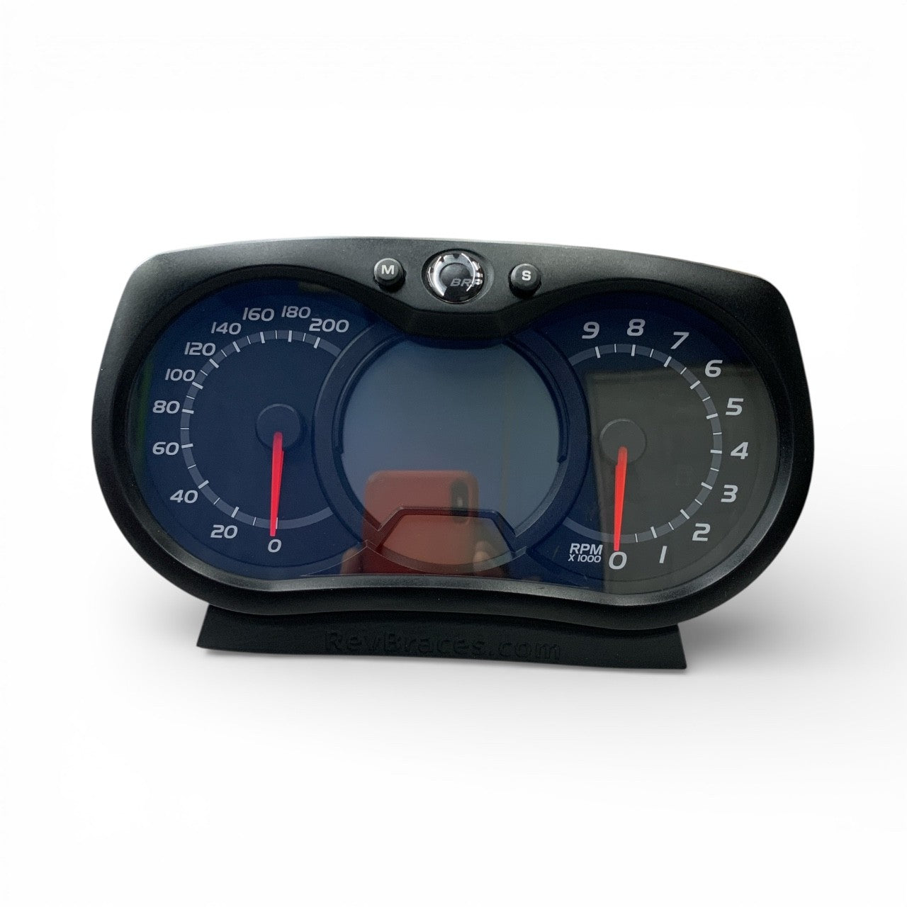 Black SkiDoo XP Gauge Cluster 515176666 on a white background