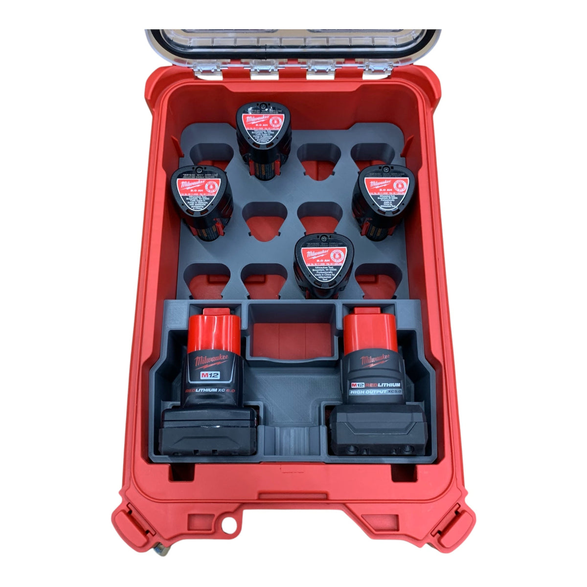 Milwaukee Packout 48-22-8435 M12 battery organizer insert