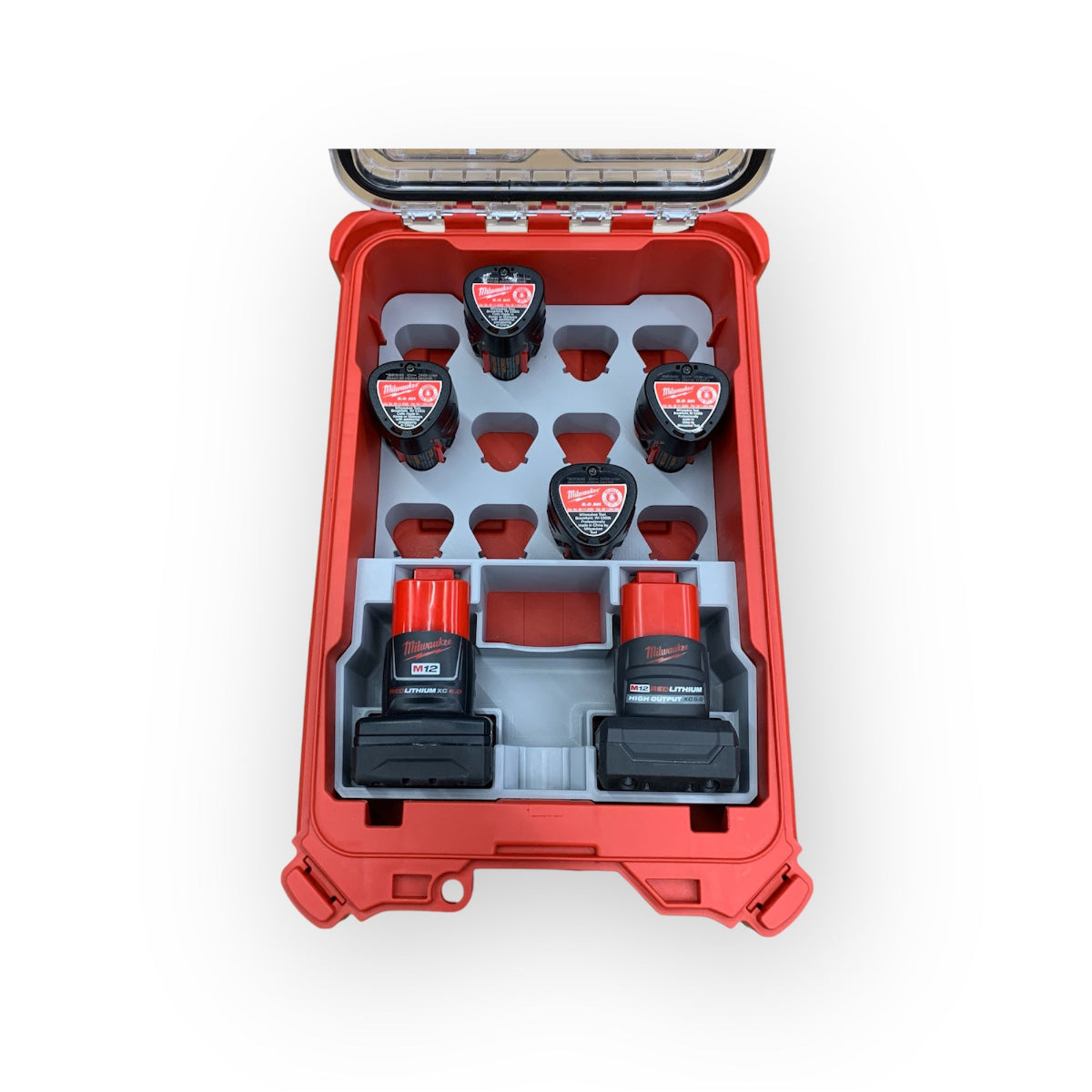 Milwaukee Packout 48-22-8435 M12 battery organizer insert