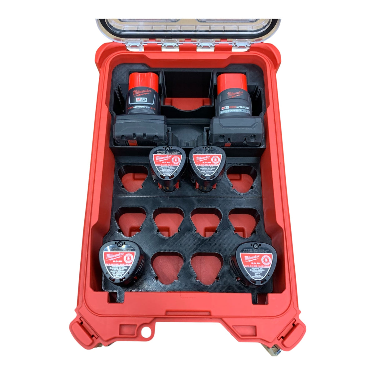 Milwaukee Packout 48-22-8435 M12 battery organizer insert
