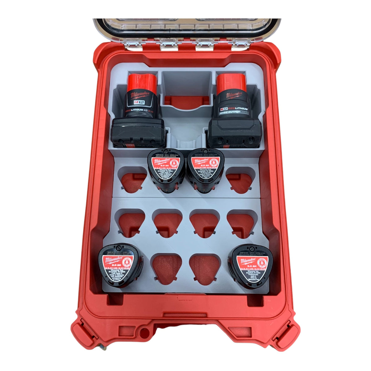 Milwaukee Packout 48-22-8435 M12 battery organizer insert