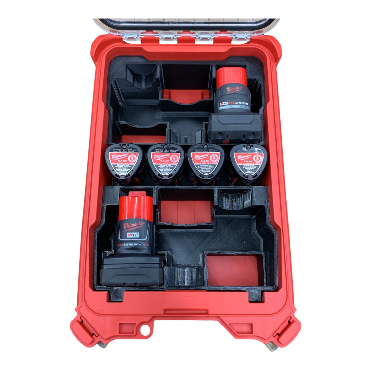Milwaukee Packout 48-22-8435 M12 battery organizer insert