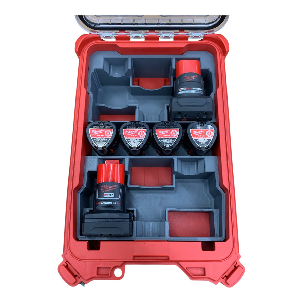 Milwaukee Packout 48-22-8435 M12 battery organizer insert