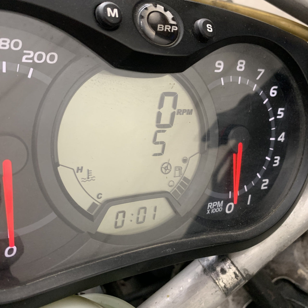 SkiDoo XP premium gauge cluster